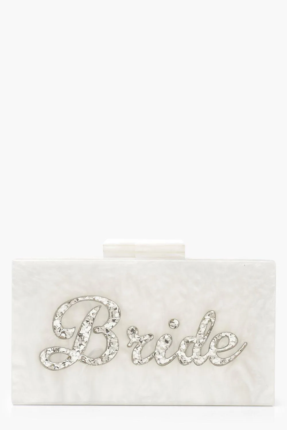 Premium Bride Box Clutch Bag & Chain