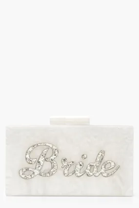 Premium Bride Box Clutch Bag & Chain