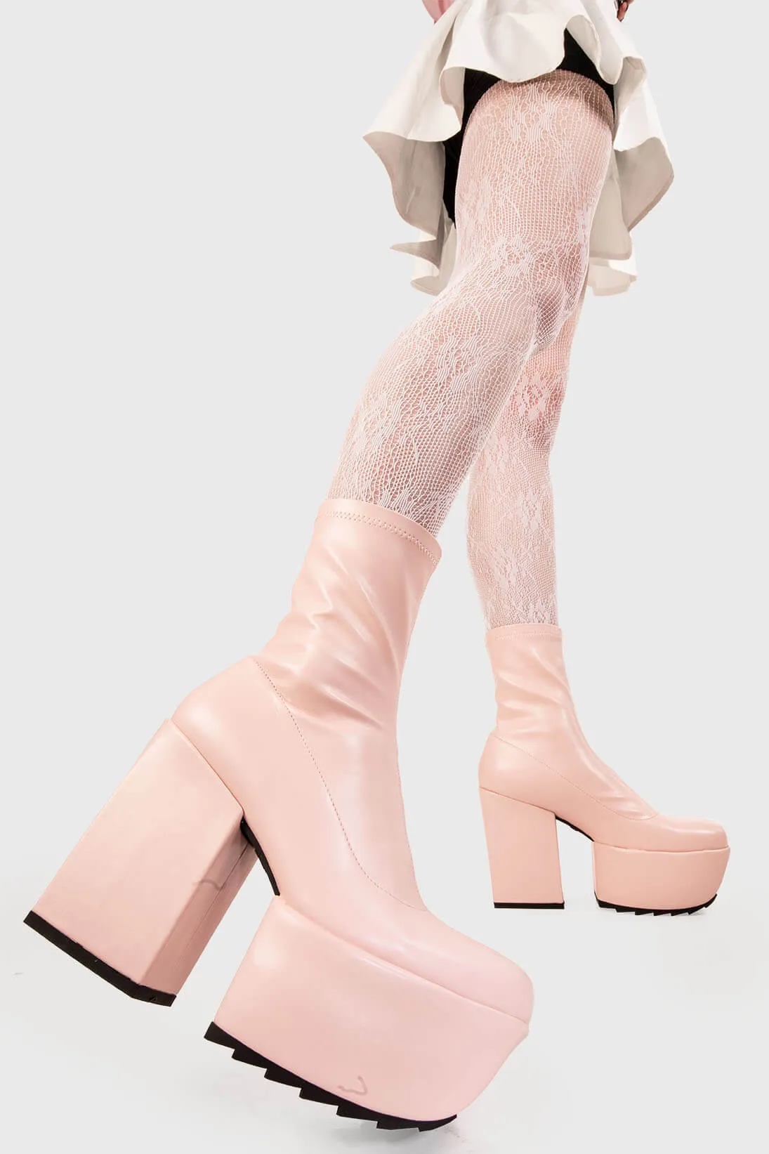 Pretty Please Platform Ankle Boots