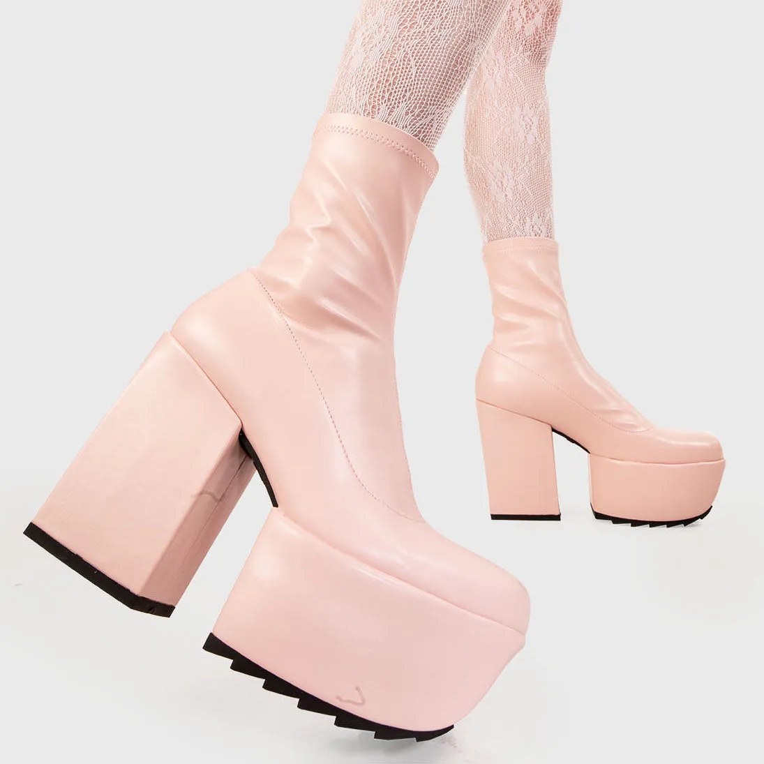 Pretty Please Platform Ankle Boots