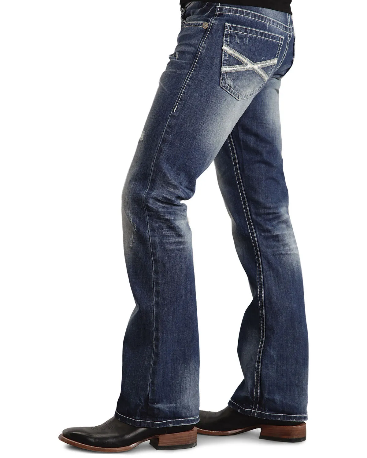 Product Name:  Stetson Rock Fit Bold X Stitched Jeans - Big & Tall