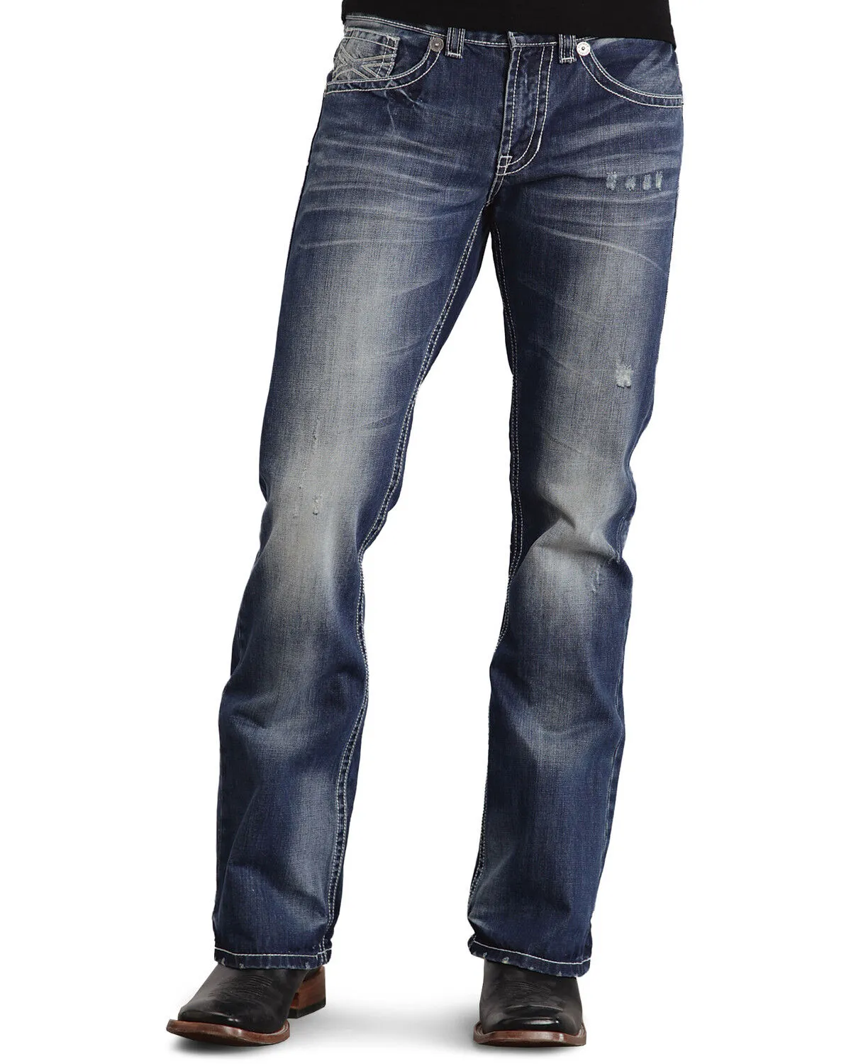 Product Name:  Stetson Rock Fit Bold X Stitched Jeans - Big & Tall