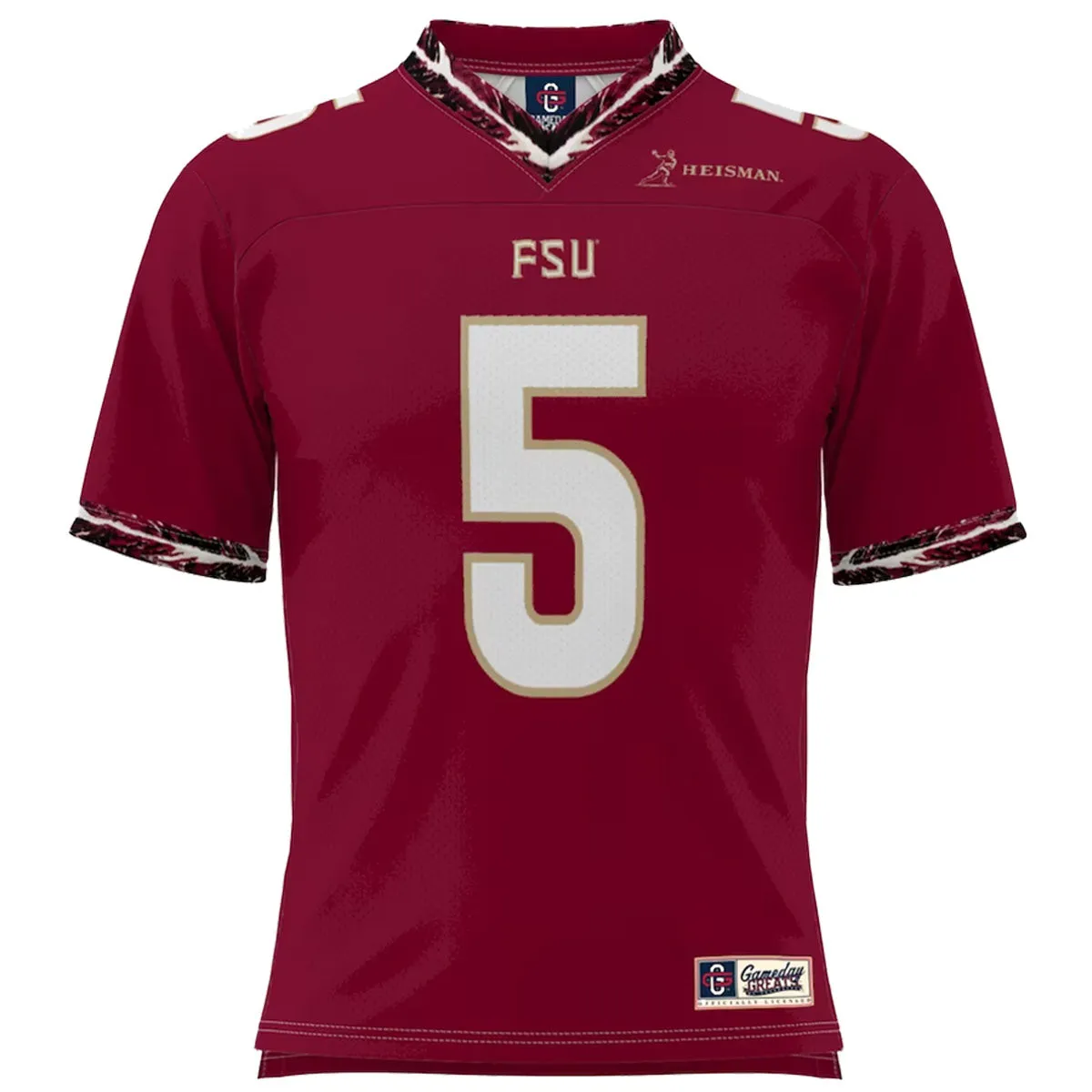 Proshere Jameis Winston #5 Throwback Football Jersey - Garnet