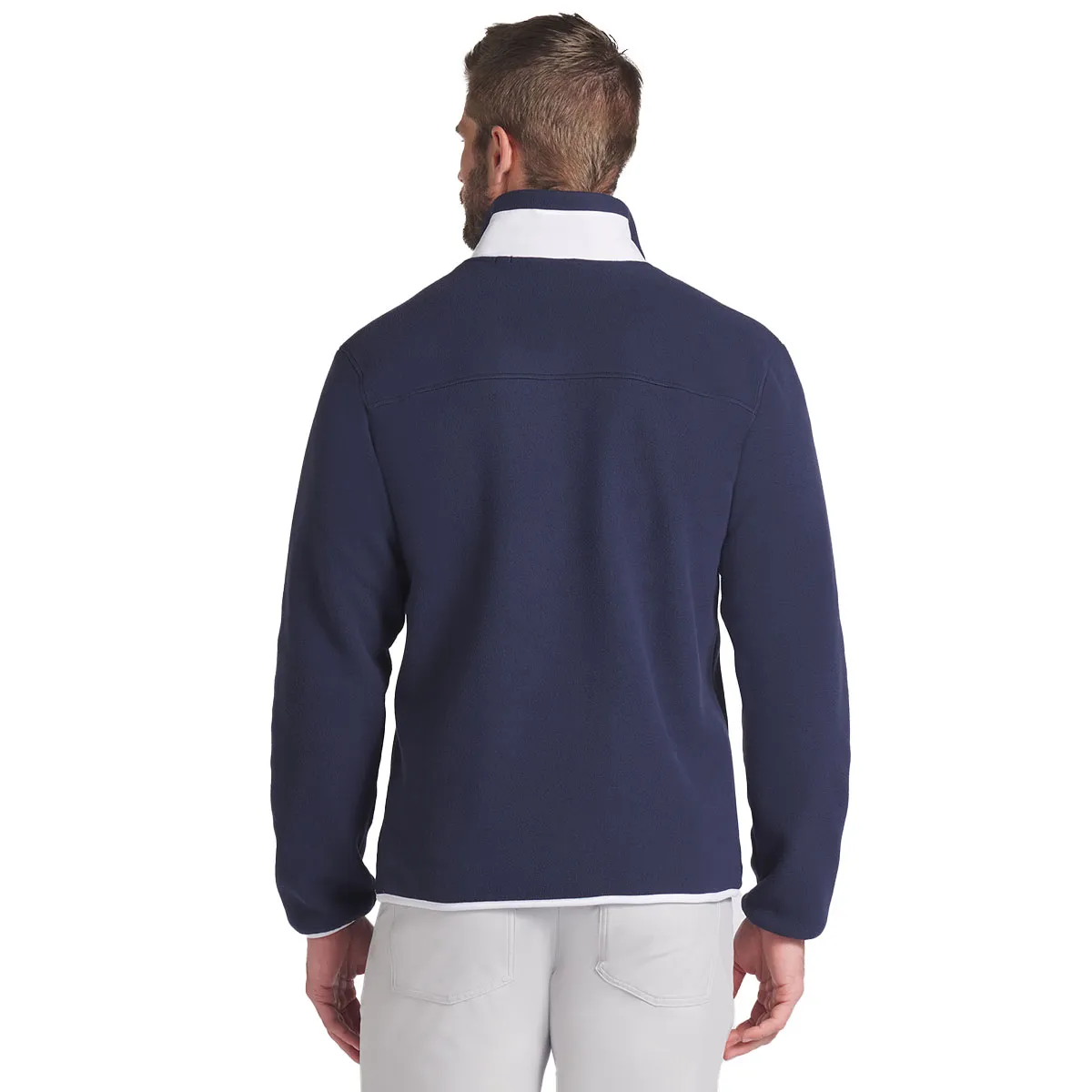 PUMA Fleece Pocket Half Zip Golf Mid Layer