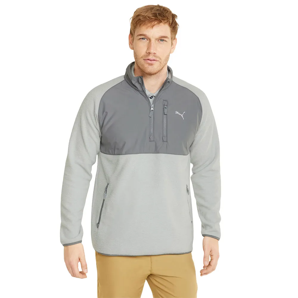 PUMA Men's Sherpa Half Zip Golf Midlayer