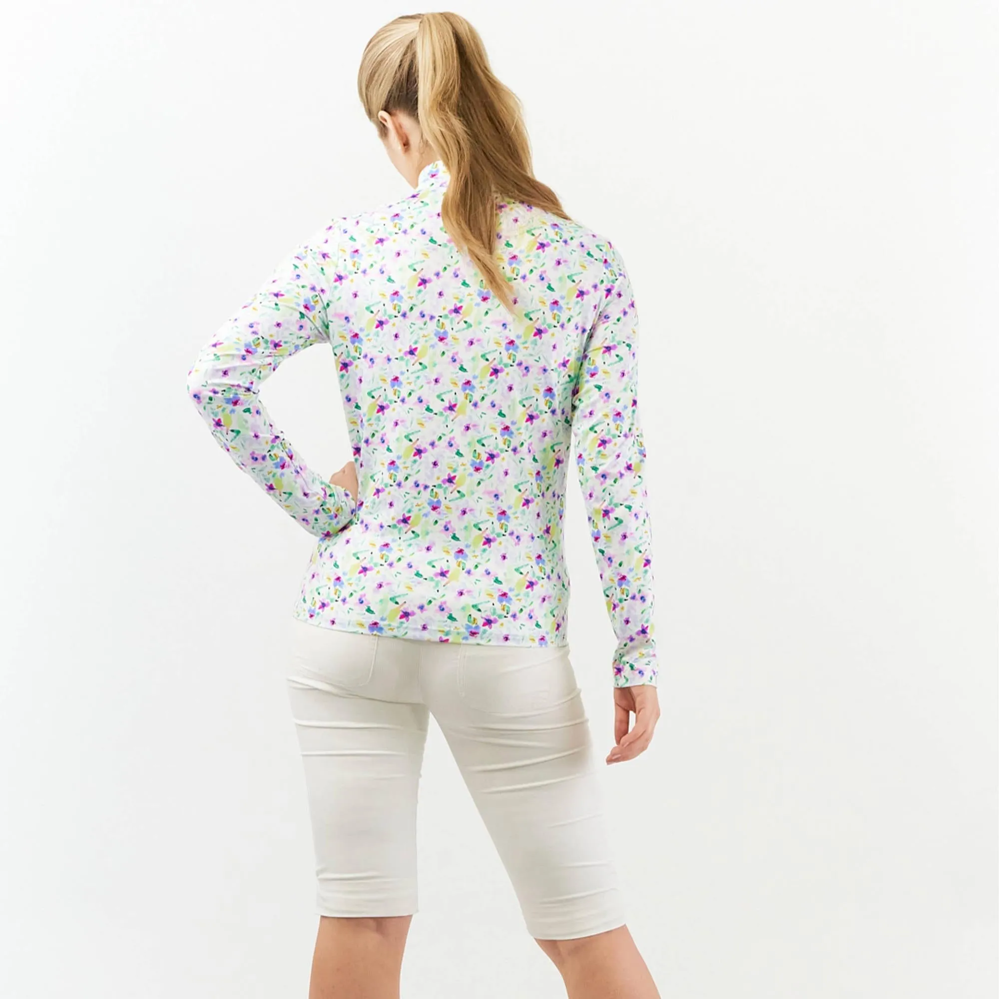 Pure Golf Serenity Ladies Golf Mid Layer Etheral Bouquet