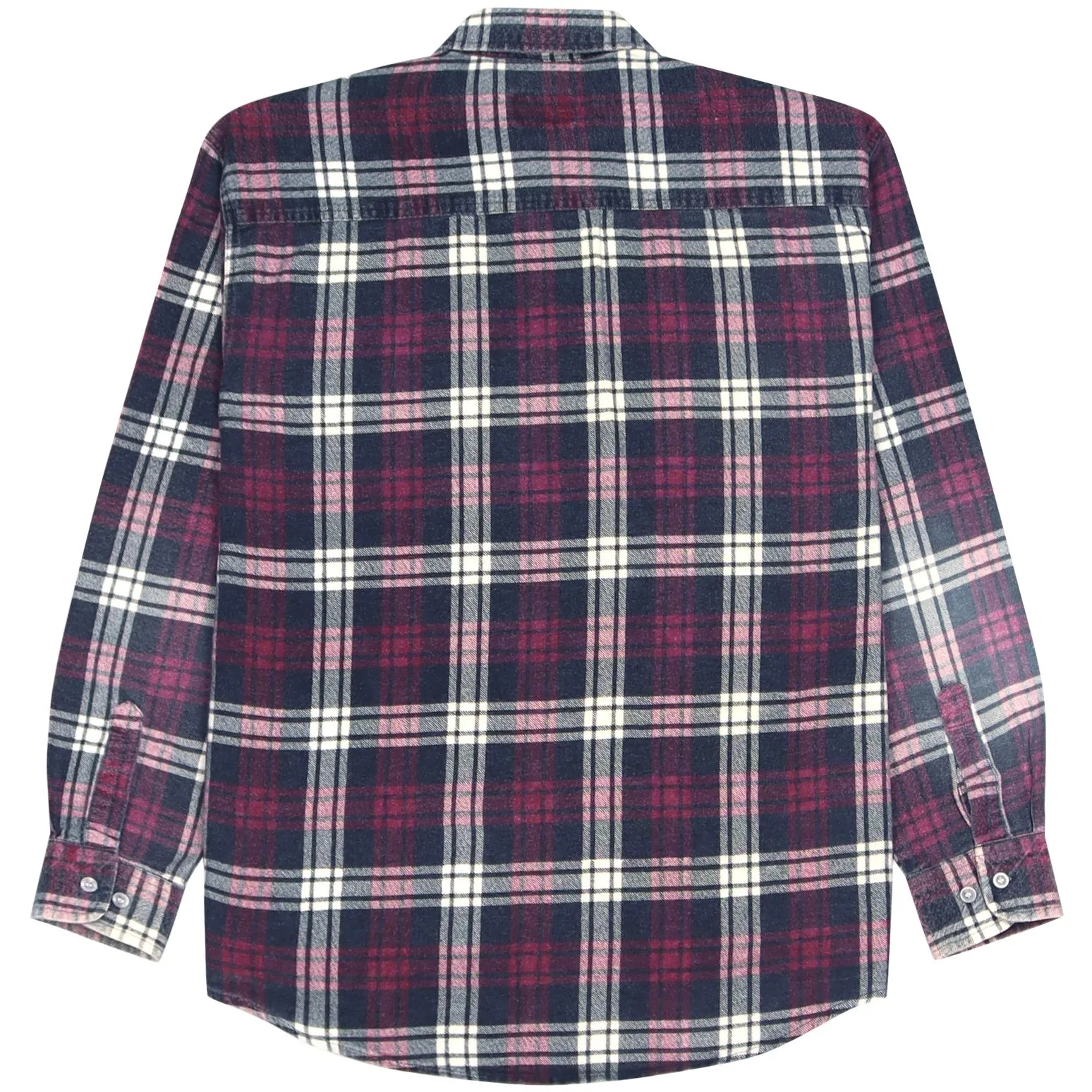 Quality Checkered Flannel Shirt Red Beige