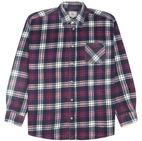 Quality Checkered Flannel Shirt Red Beige