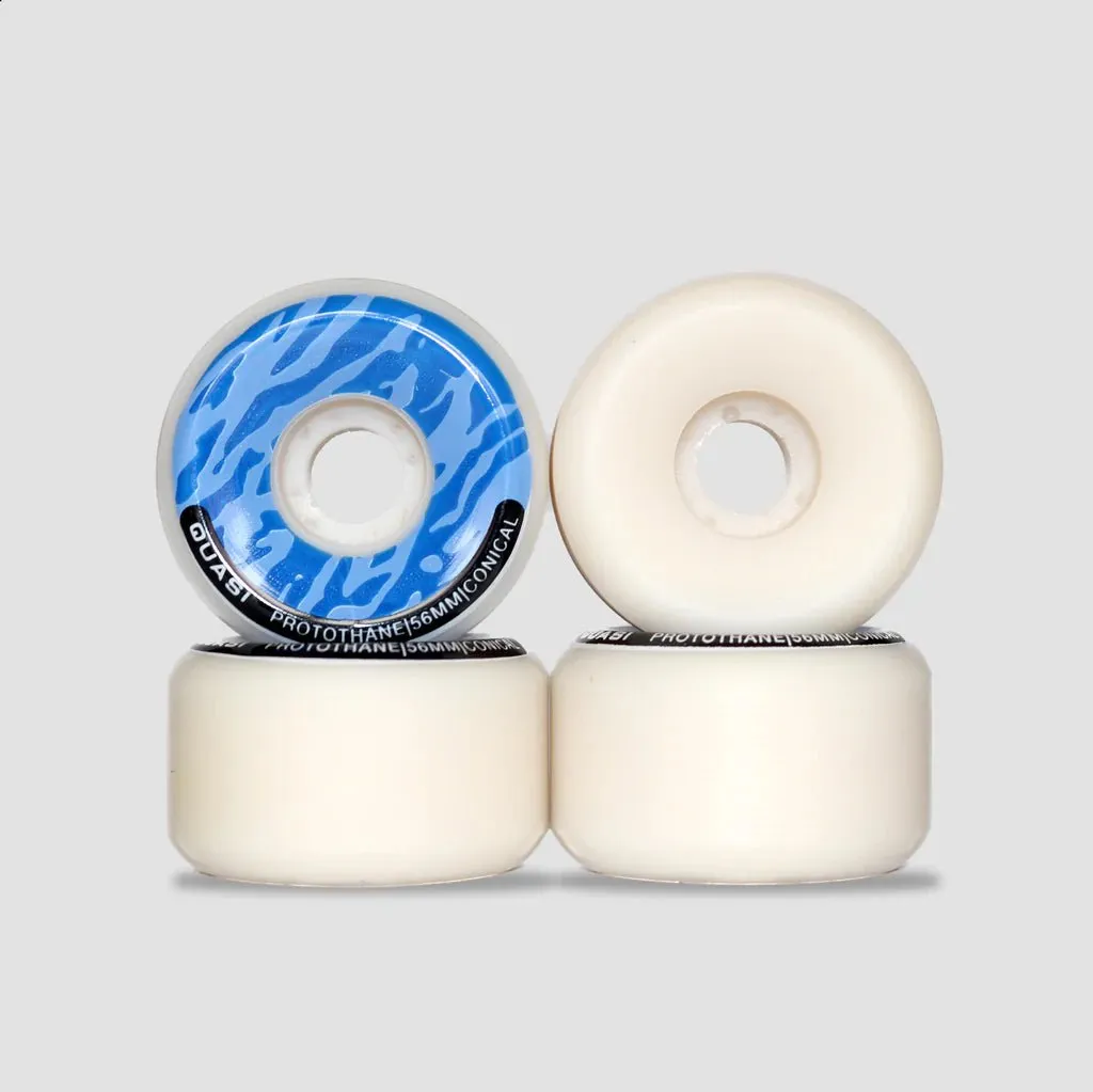 Quasi 56mm P-Thane Conical Skateboard Wheels Blue