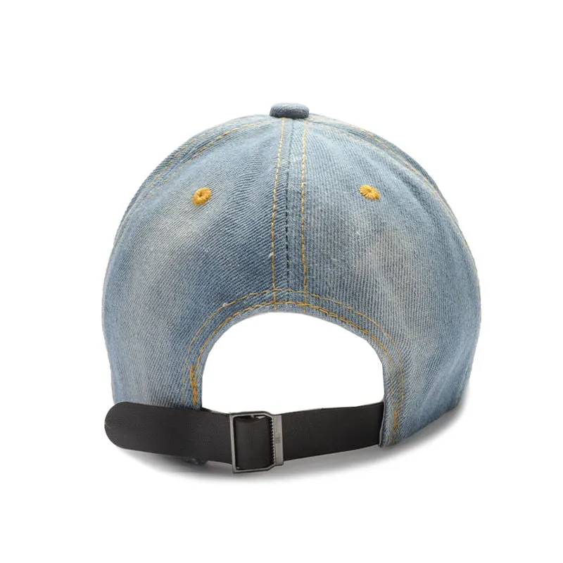 Queen Denim Baseball Cap