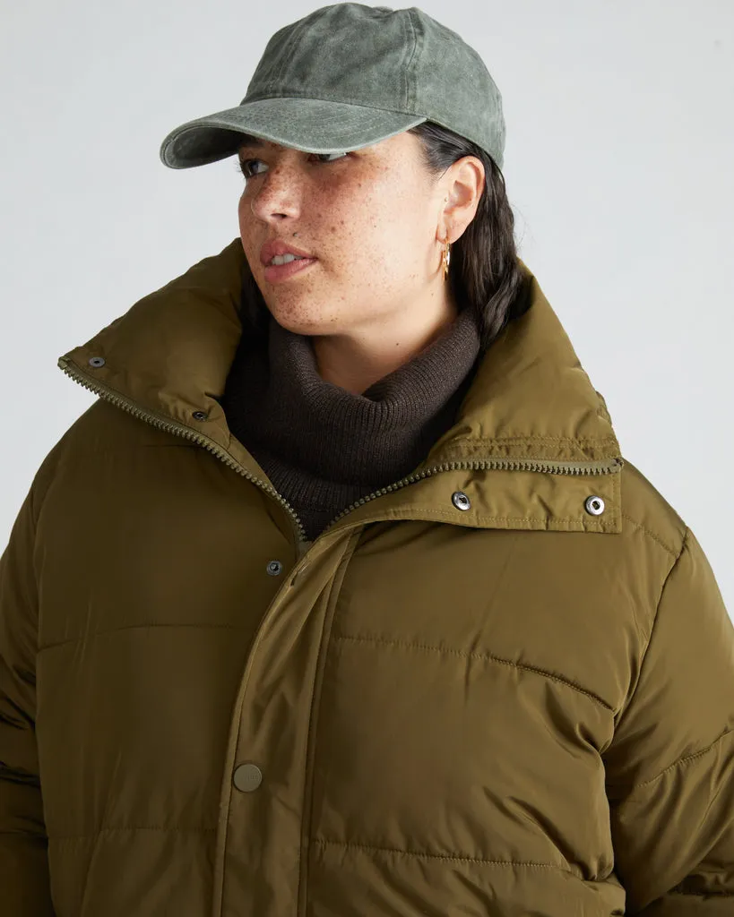 Rainier Short Hooded Puffer - Nettle