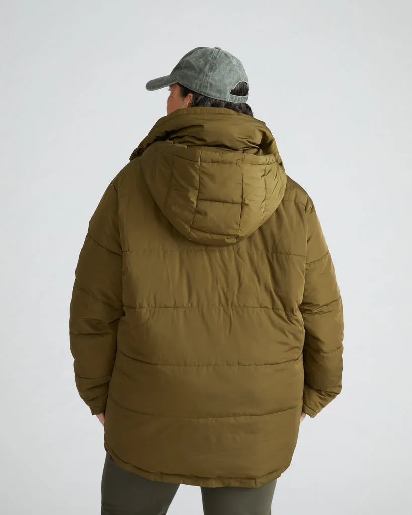 Rainier Short Hooded Puffer - Nettle