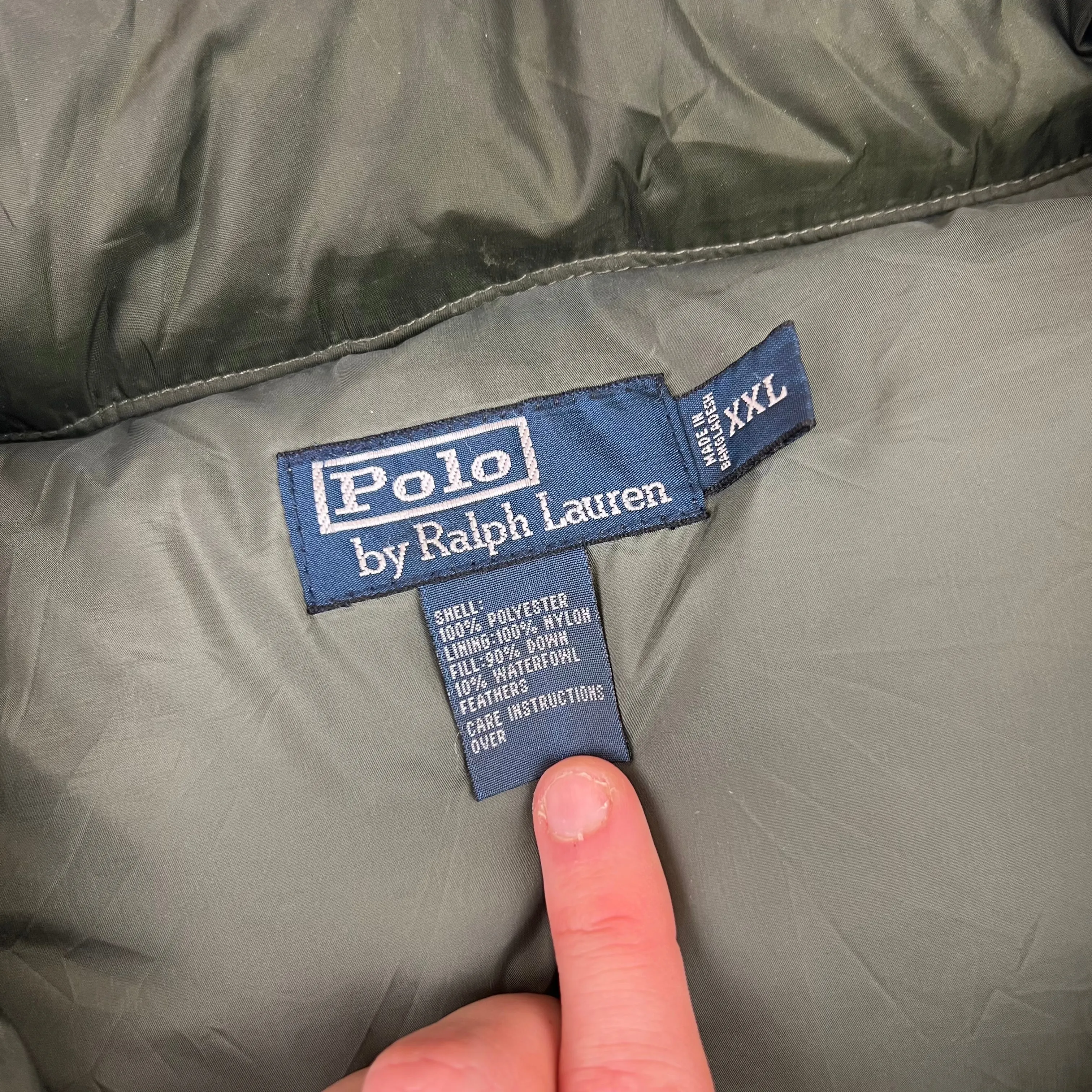 Ralph Lauren Green Puffer Jacket