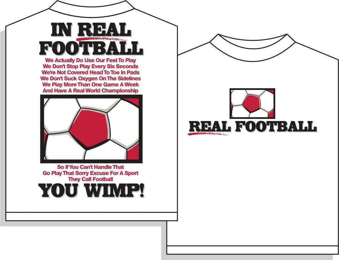 Real Football Short Sleeve Soccer T-Shirt