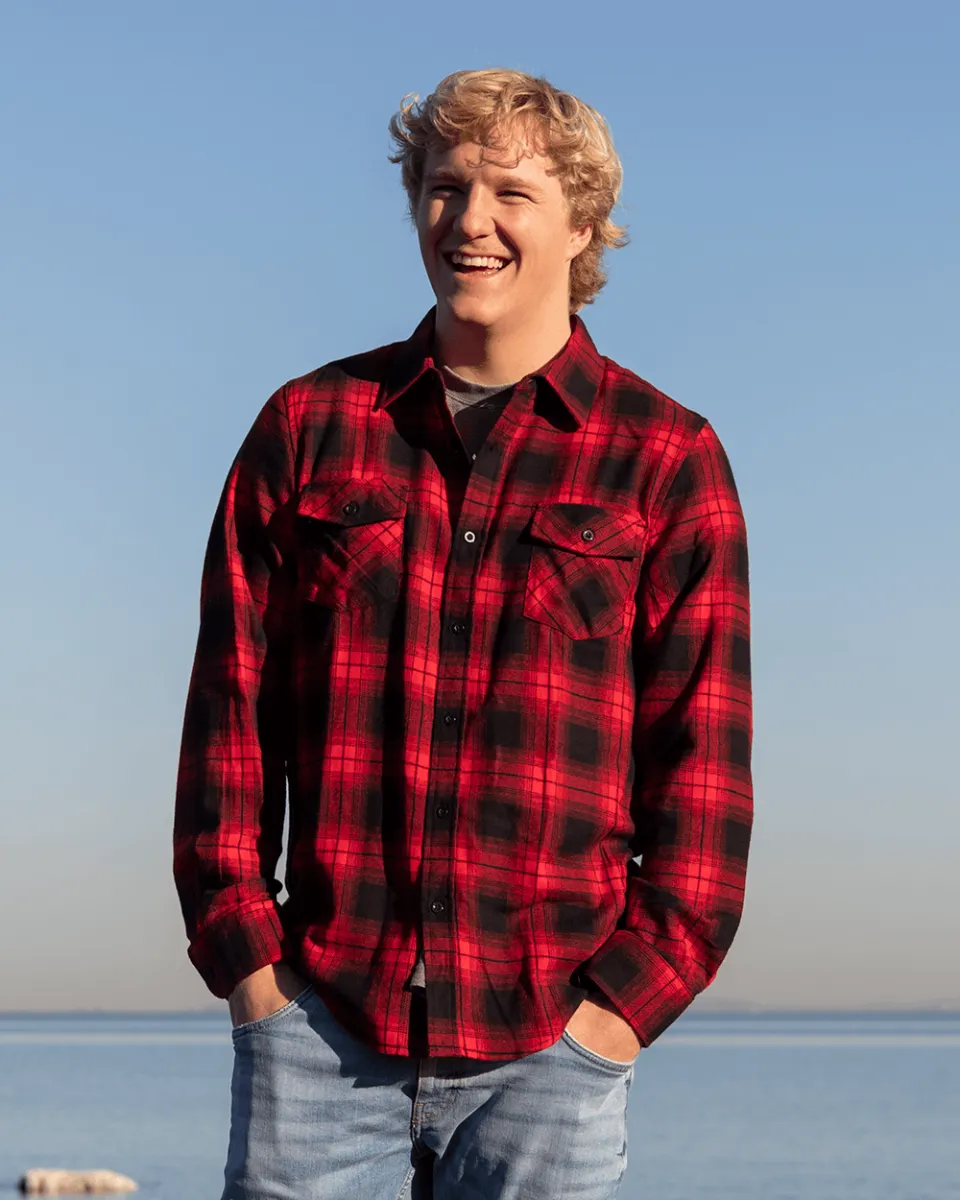 Red Flannel Long Sleeve Shirt