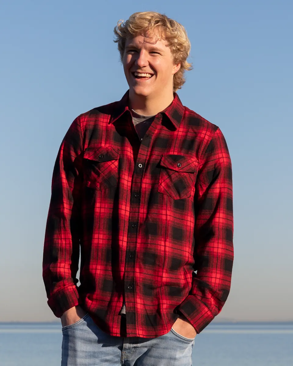 Red Flannel Long Sleeve Shirt