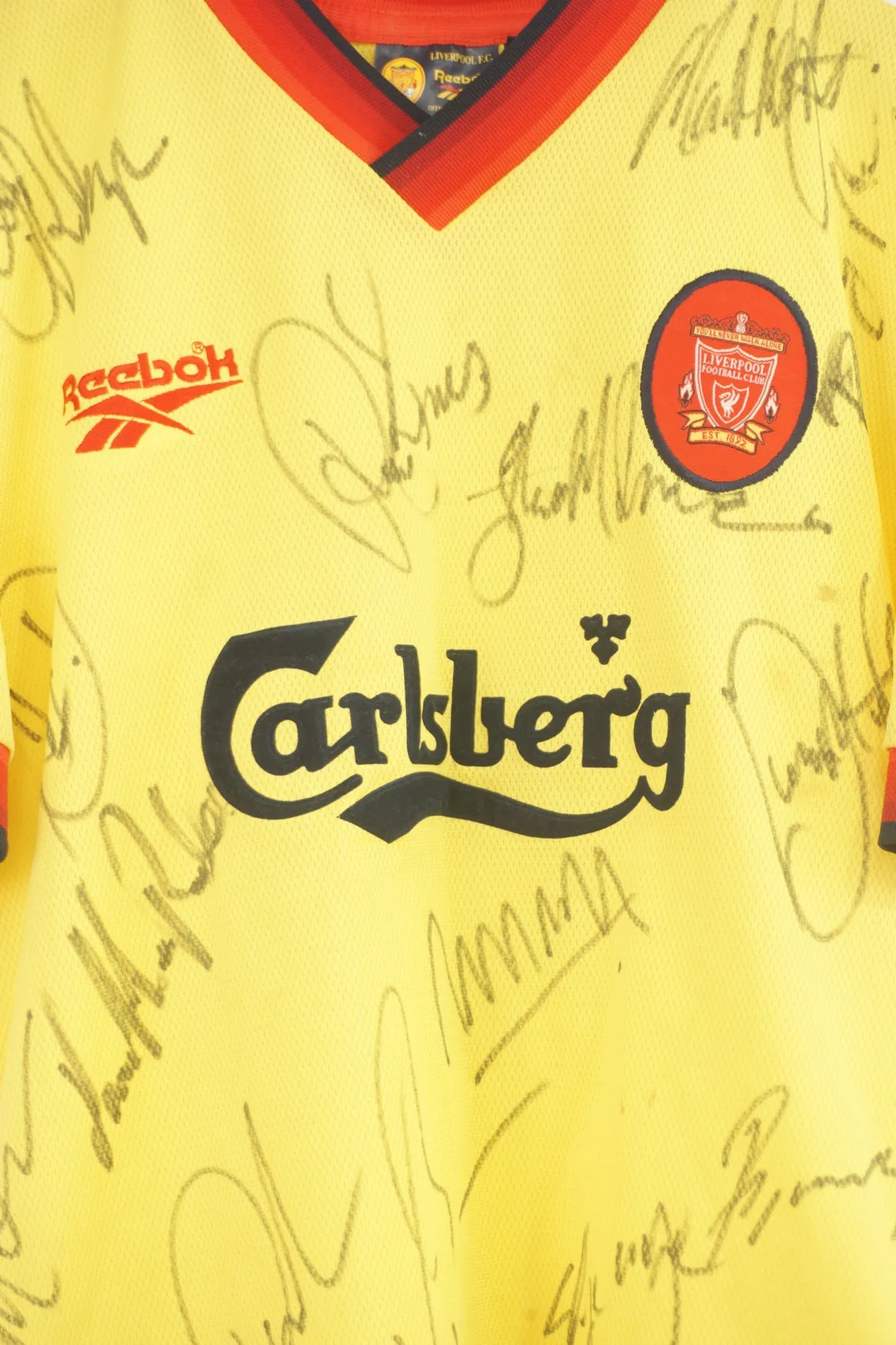 Reebok Liverpool Away 1997 signed Football Shirt