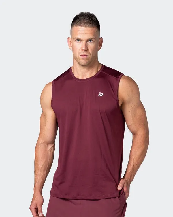 Reflective Training Tank - Wine