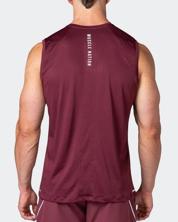 Reflective Training Tank - Wine