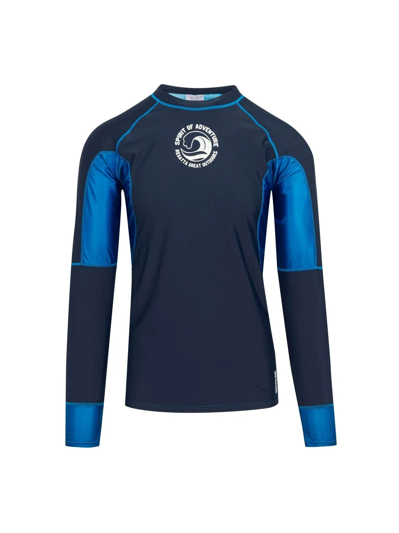 Regatta Mens Mens L/s Rash Vest - Navy