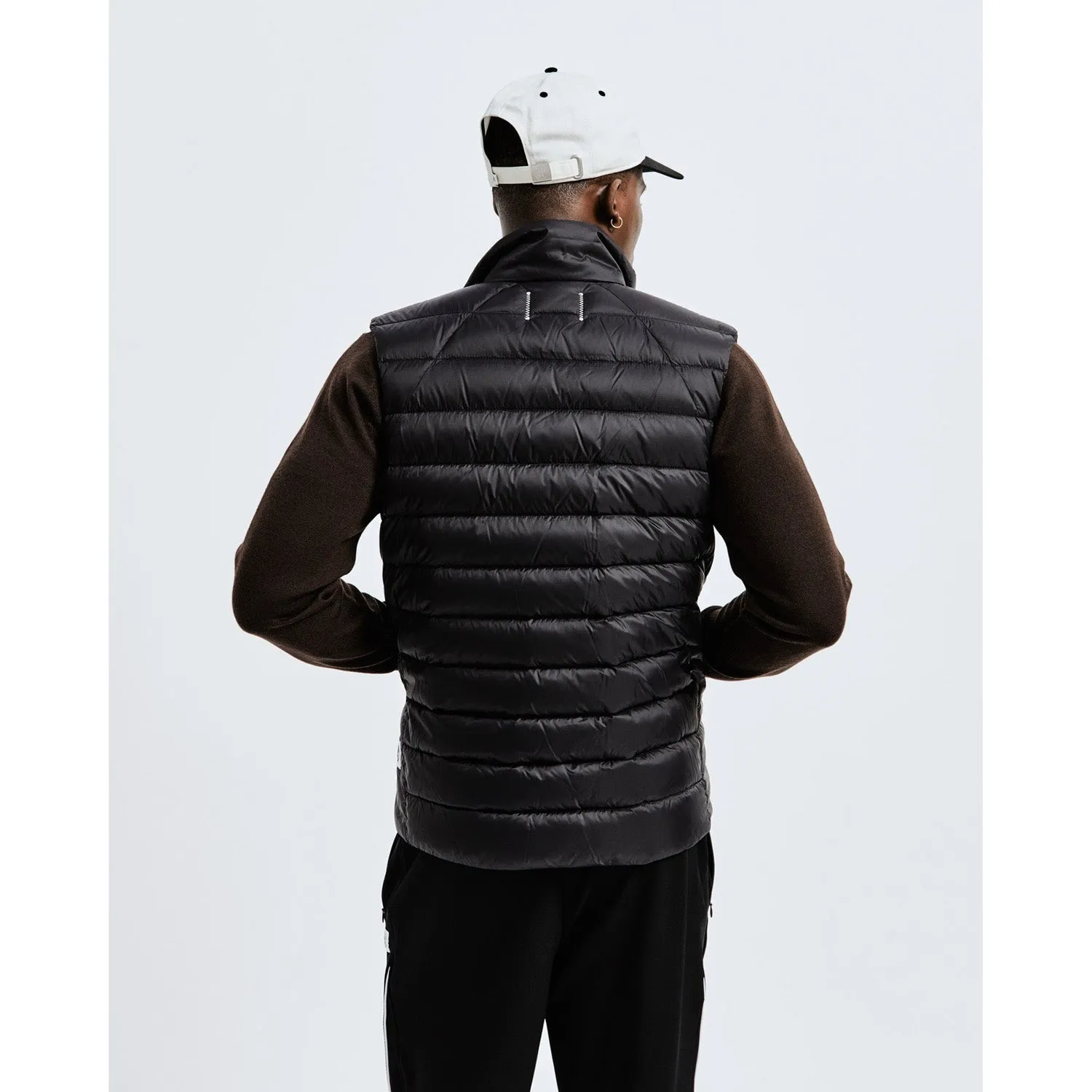 Reigning Champ Men Woven Warm-Up Downfill Vest Black RC-4237-BLK