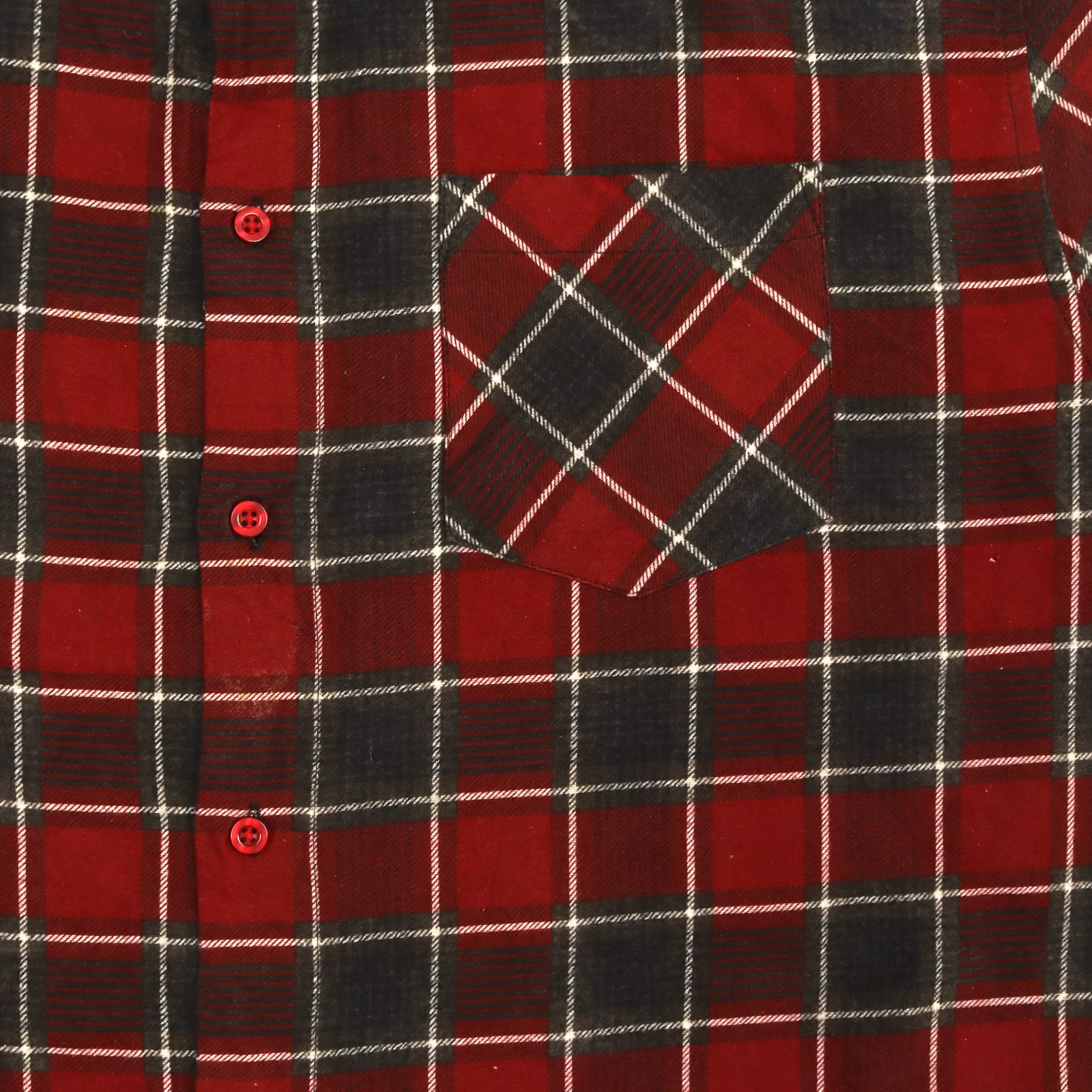 Reward Classic Checkered Flannel Shirt Red Navy