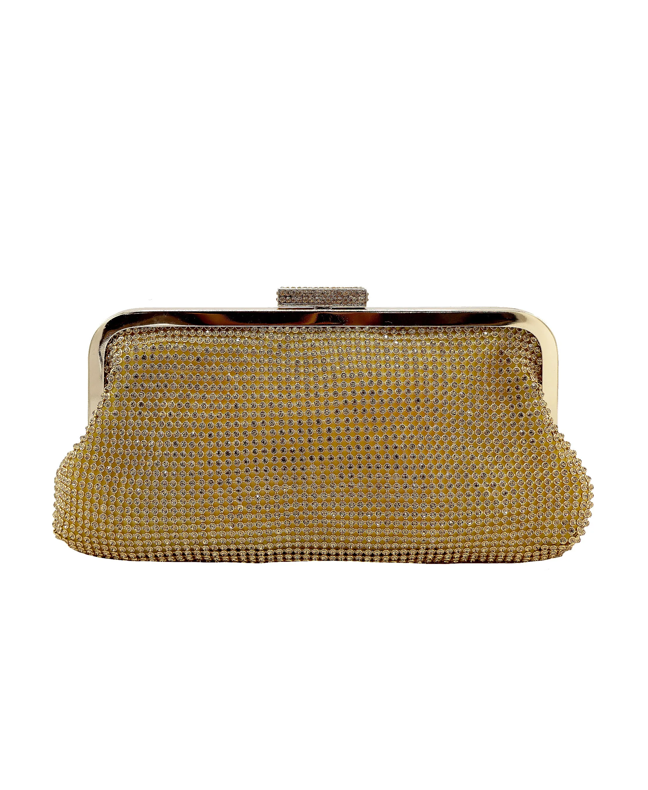 Rhinestone Slouch Clutch