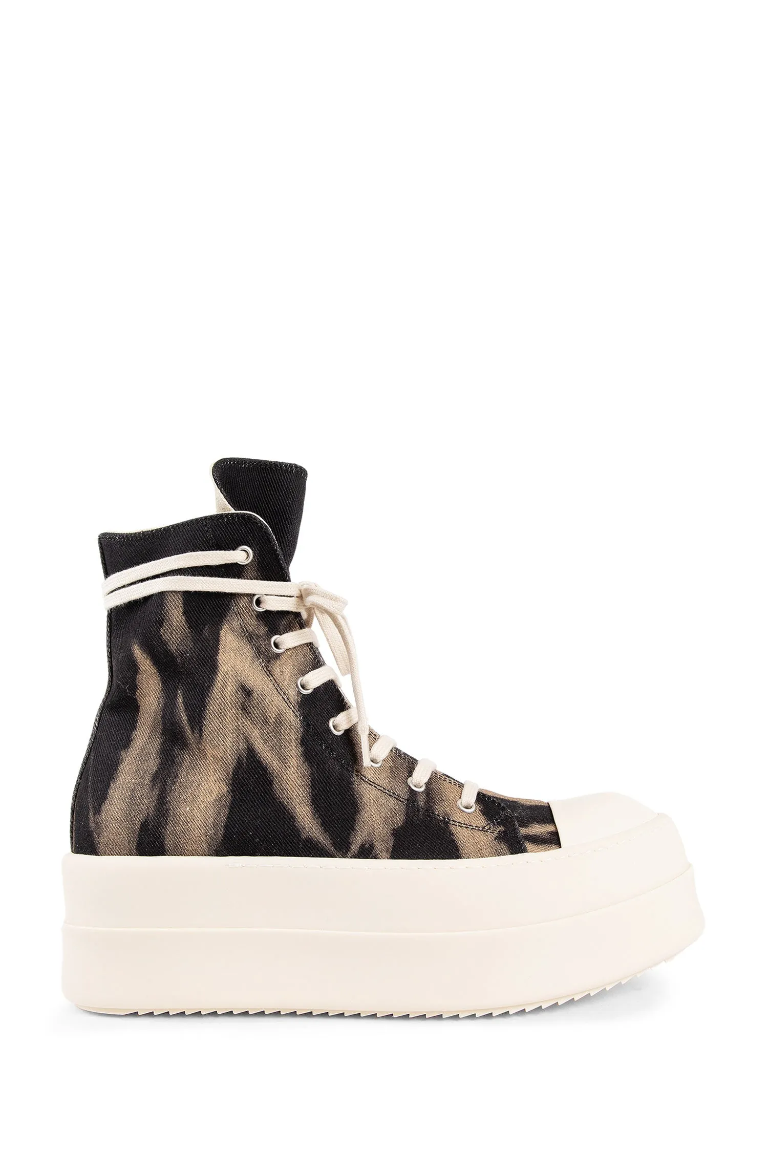 rick owens drkshdw high-top mega bumper sneakers