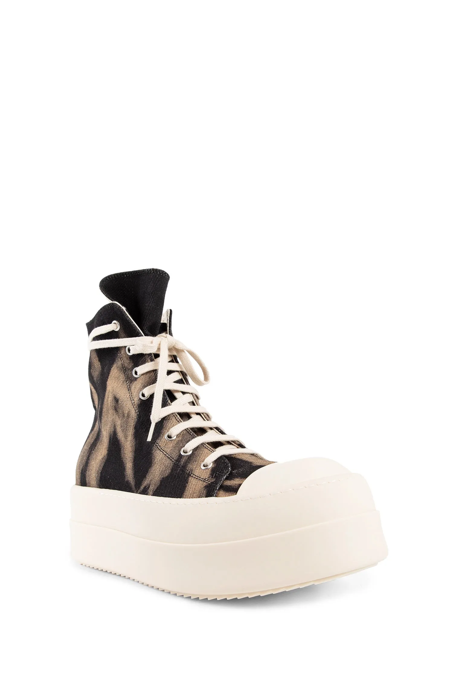 rick owens drkshdw high-top mega bumper sneakers