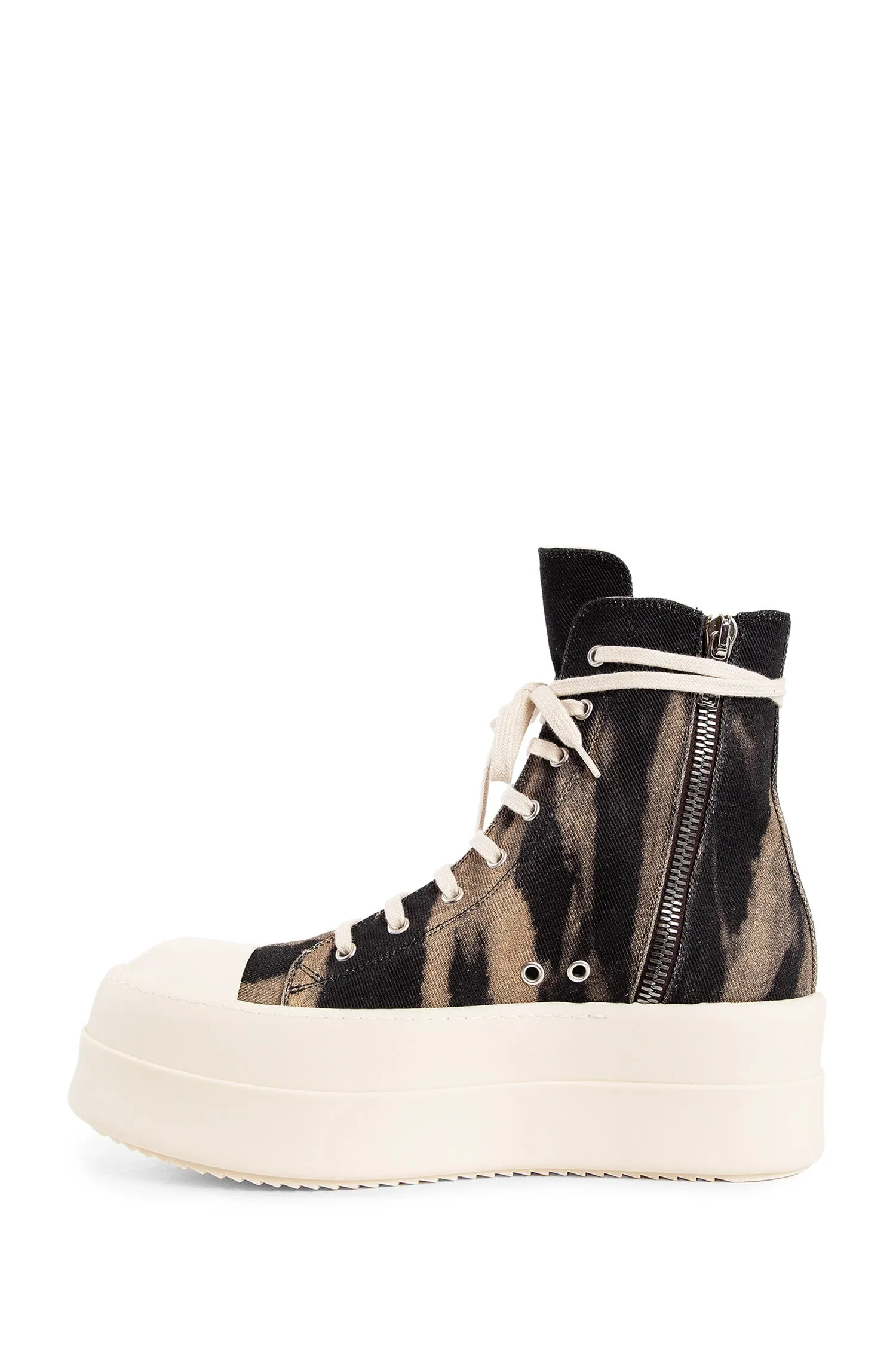 rick owens drkshdw high-top mega bumper sneakers