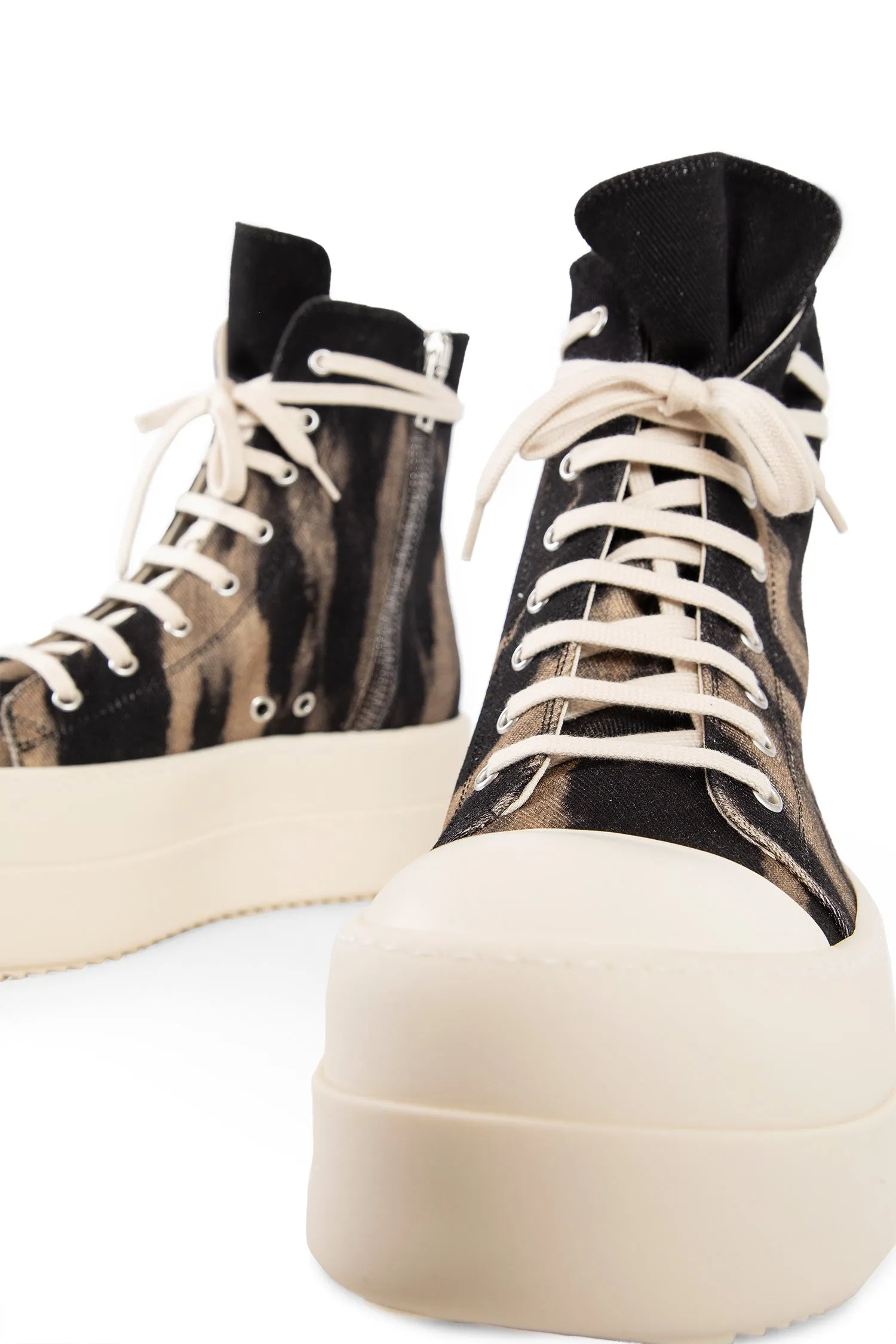 rick owens drkshdw high-top mega bumper sneakers