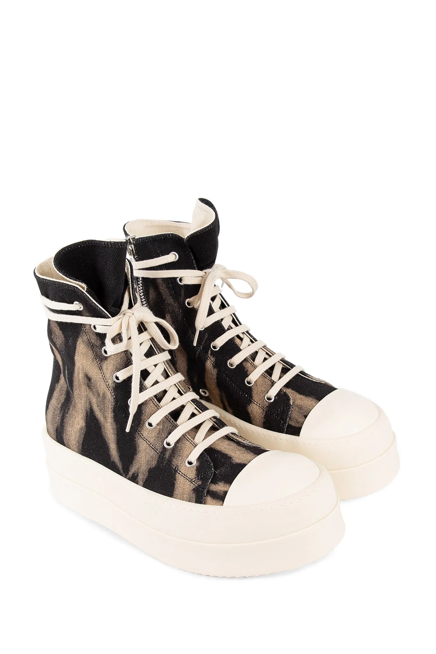 rick owens drkshdw high-top mega bumper sneakers