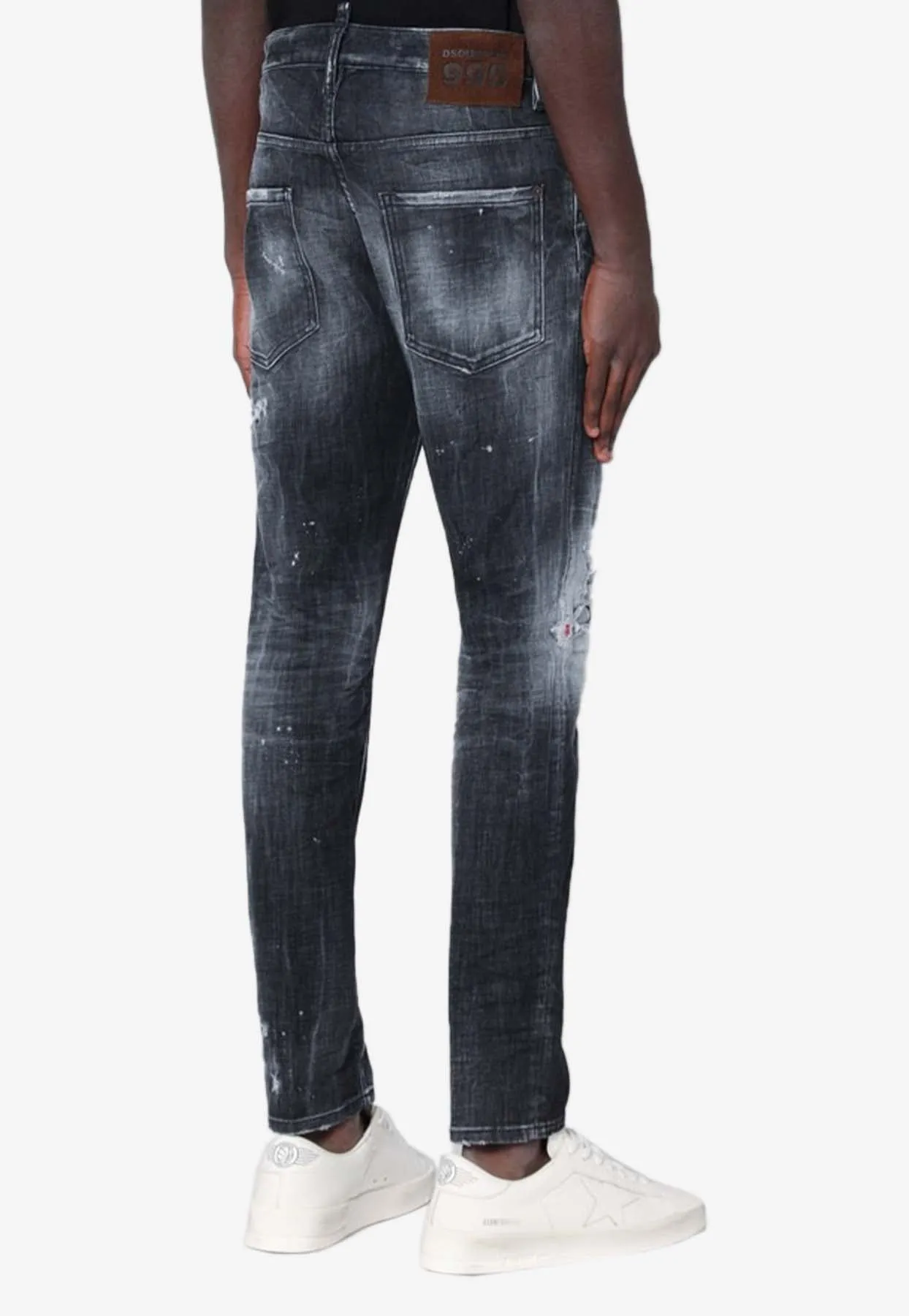 Rocky Mountains Distressed Slim Jeans