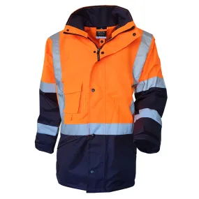 Safe-t-tec Essentials Yellow/navy Pu Coated D/n Jacket