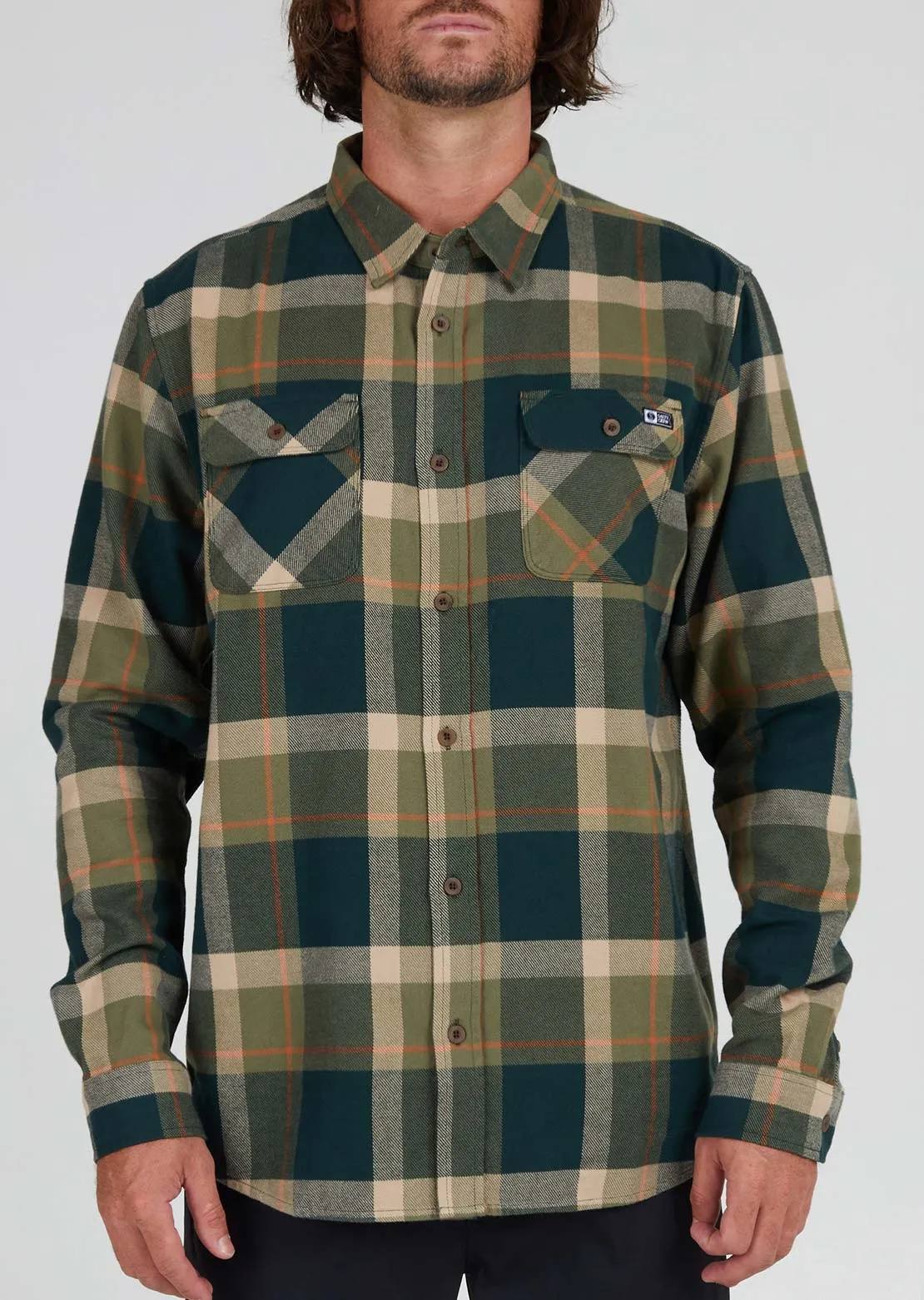 Salty Crew Men's Dawn Patrol Flannel Button Up Shirt