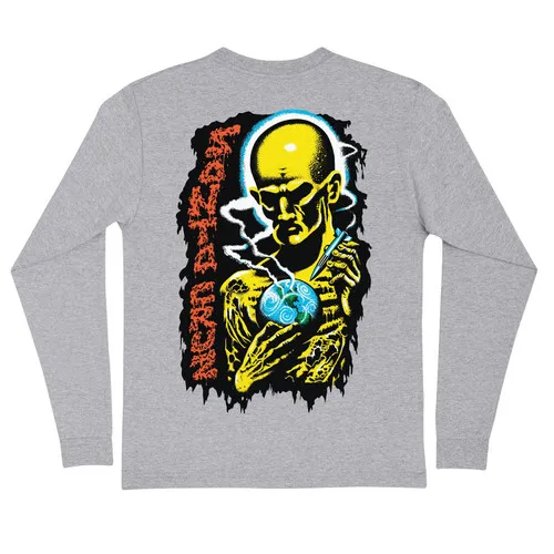 Santa Cruz Skateboard Longsleeve Shirt Kendall Atomic Athletic Heather