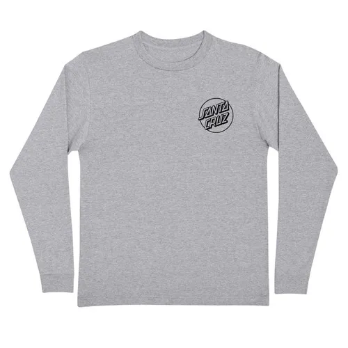 Santa Cruz Skateboard Longsleeve Shirt Kendall Atomic Athletic Heather