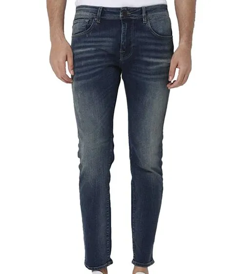 SELECTED HOMME Jeans Uomo Slim Fit 16058824 Slim-Leon 6105 Blu