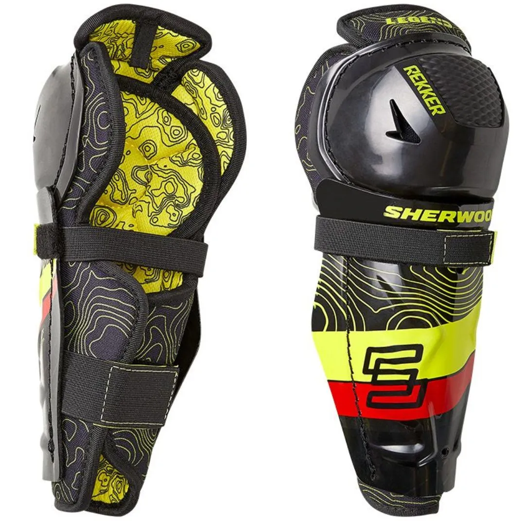 Sherwood Rekker Legend Youth Hockey Shin Guards