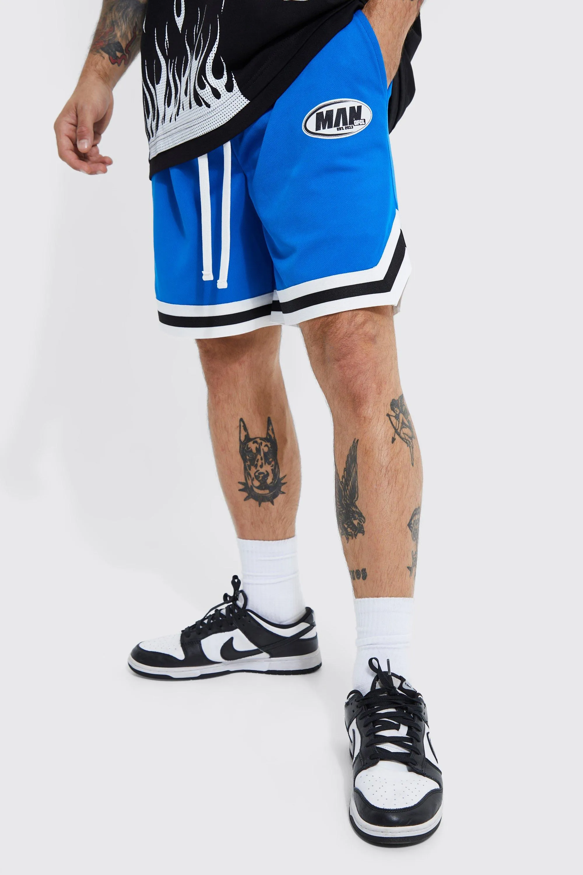 Short Length Mesh Basketball Shorts