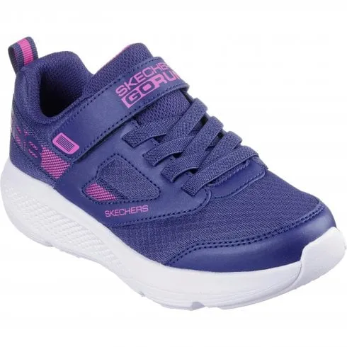 Skechers GO RUN Elevate - Sporty Spectacular | Navy | Children's Lace-up Mesh Trainers