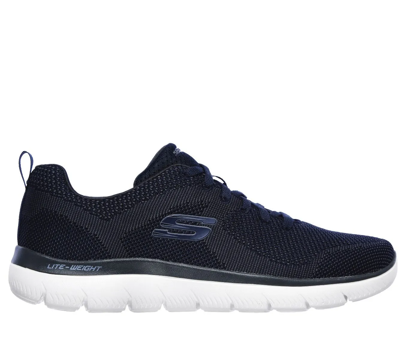 Skechers Summits Brisbane Trainers Navy Textile