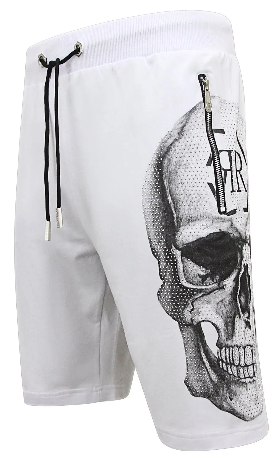 Skull - Rhinestone Shorts |