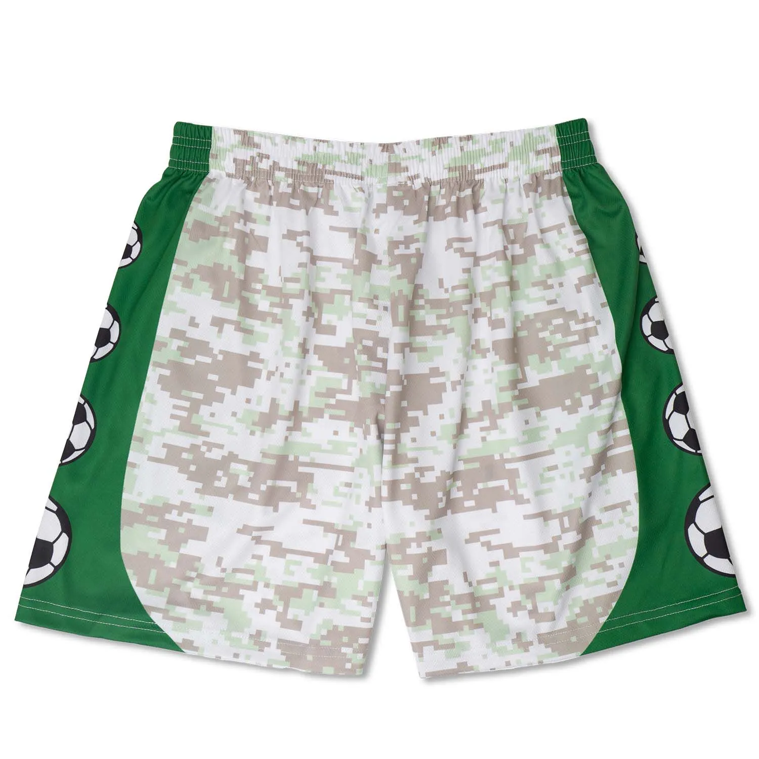 Soccer Beckett™ Shorts - Green Digital Camo 