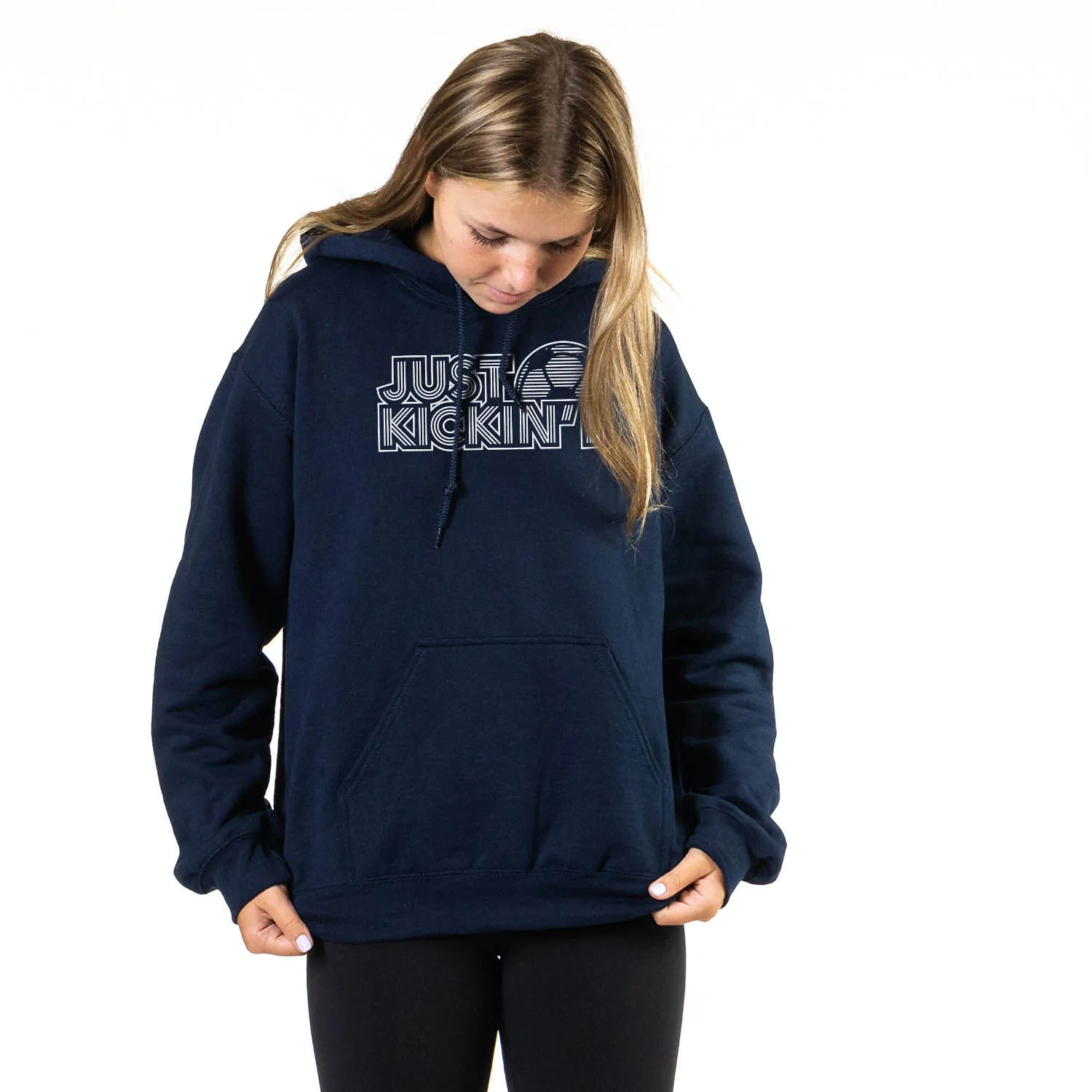 Soccer Hooded Sweatshirt - Just Kickin' It 