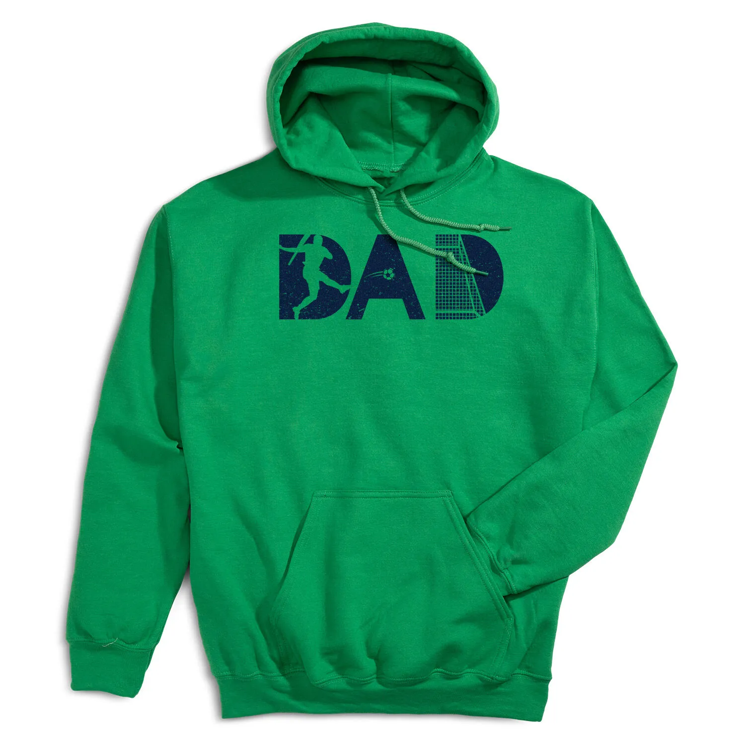 Soccer Hooded Sweatshirt - Soccer Dad Silhouette 