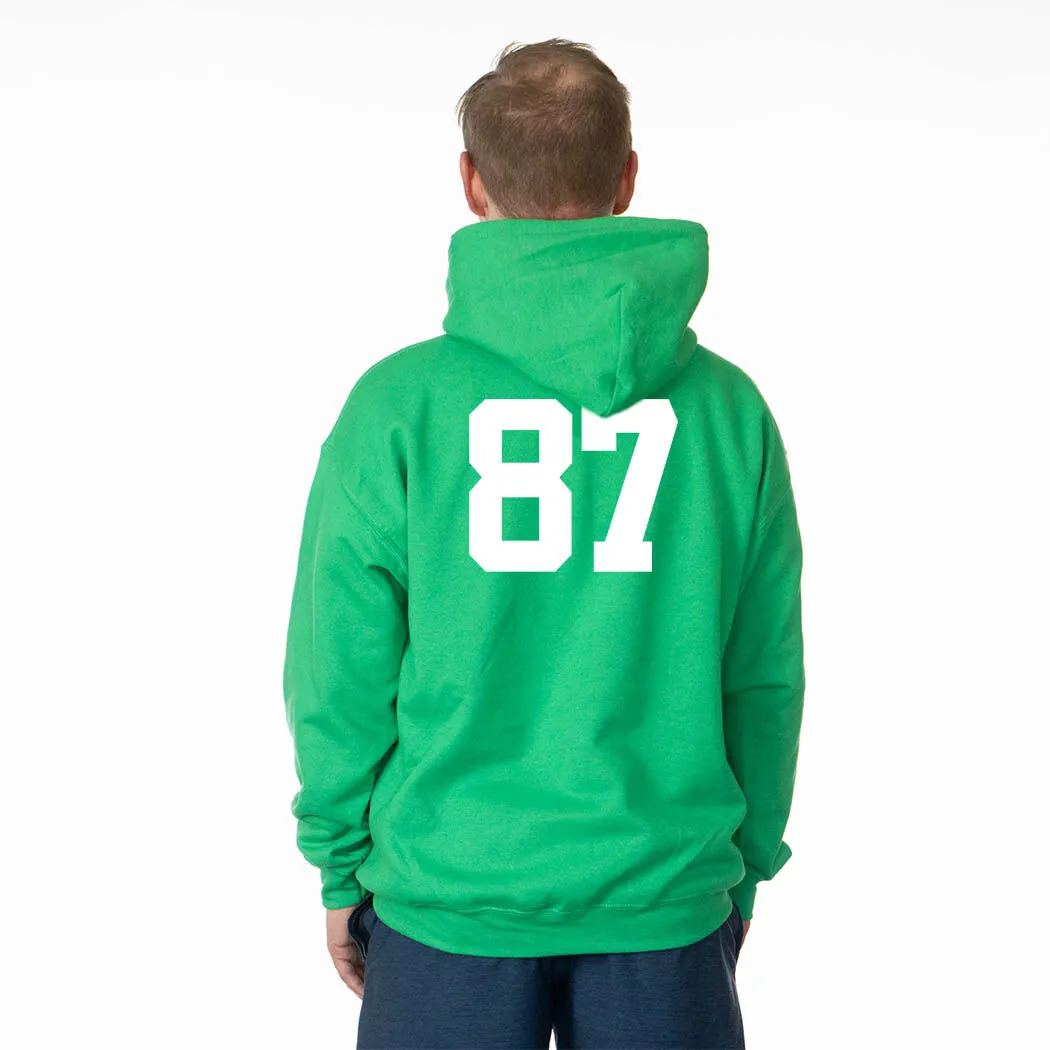 Soccer Hooded Sweatshirt - Soccer Dad Silhouette 