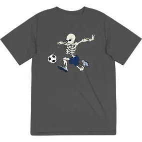 Soccer Short Sleeve Performance Tee - Skeleton Striker 