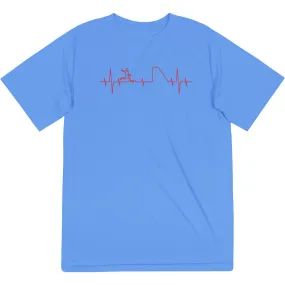 Soccer Short Sleeve Performance Tee - Soccer Heartbeat 