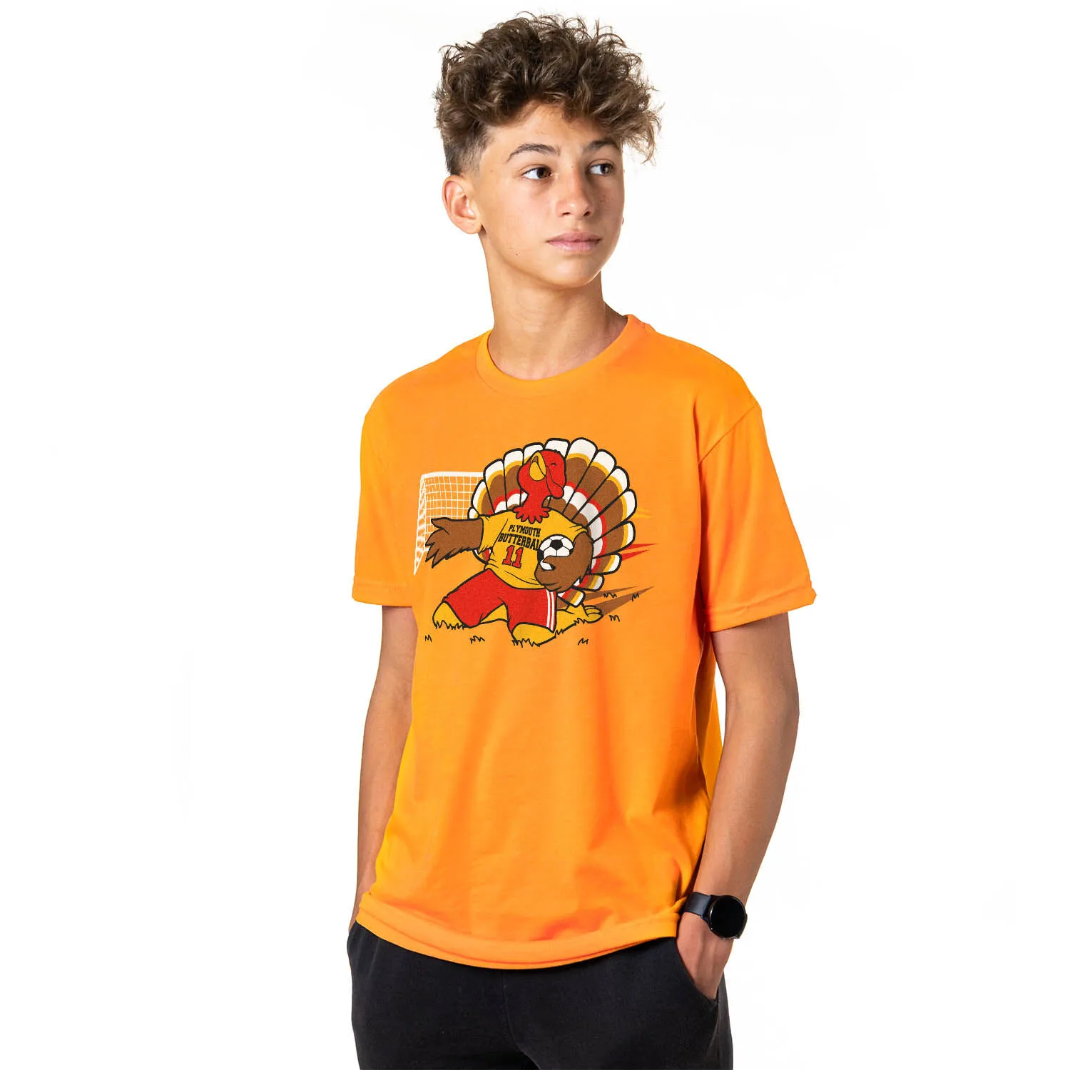 Soccer Short Sleeve T-Shirt - Gobbling Goals 